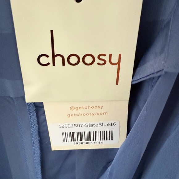 Choosy Slate Blue Dress - Picture 4 of 4